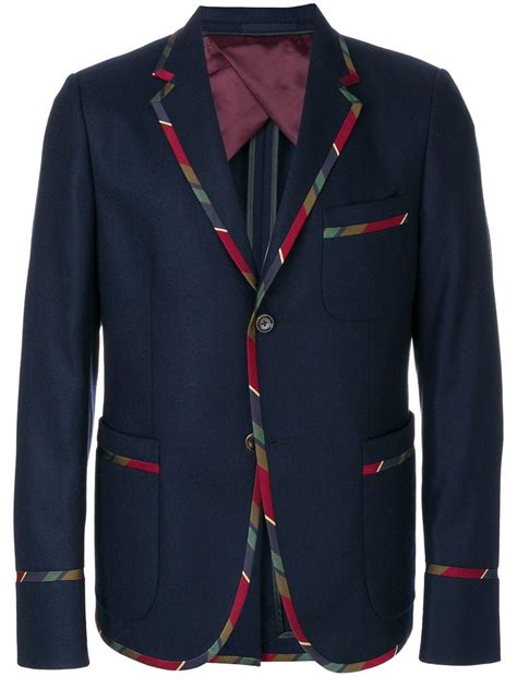 gucci striped blazer|Gucci blazer price.